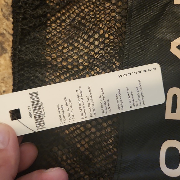 KORAL ANKLE WEIGHTS - Picture 2 of 4